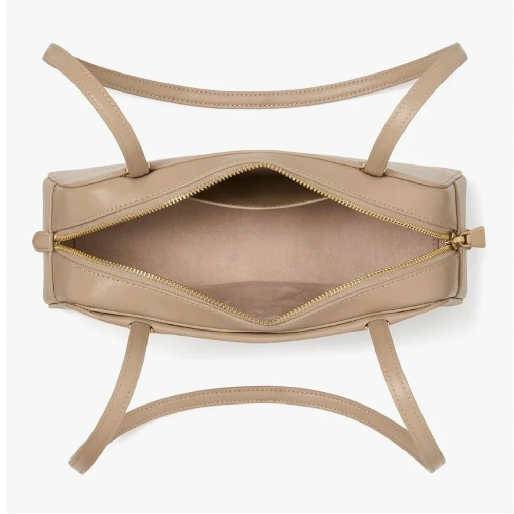 Kate Spade Grace Beige Leather Shoulder Bag - New